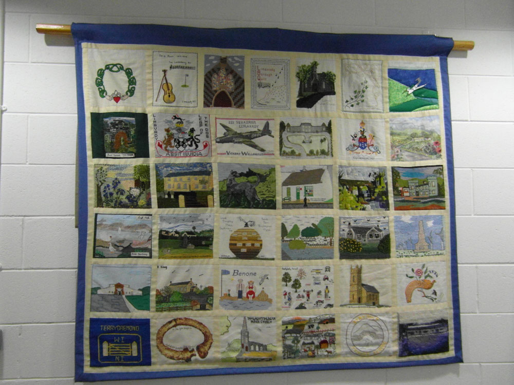 'Limavady Borough Millenium Quilt', by Women's Institutes, Women's groups & community organisations from the Limavady area. (Photo: Pamela Hayes)