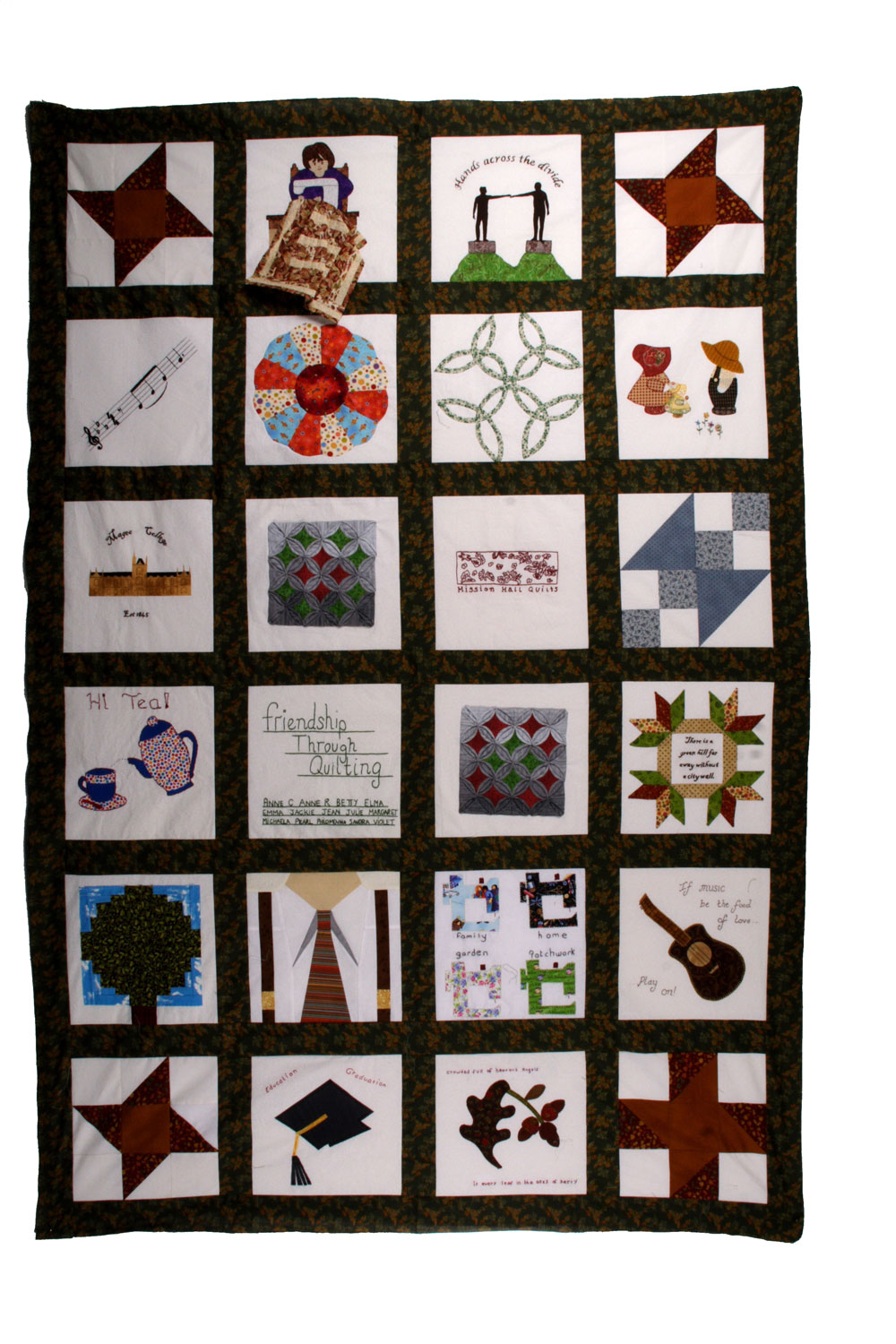 'Friendship through Quilting', by Mission Hall Quilters, Derry/Londonderry. (Photo: Colin Peck)