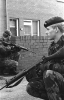 Photographs of the British Army in Belfast during 1986