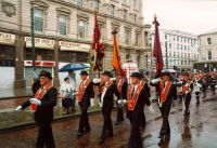 Photograph of an Orange Order parade