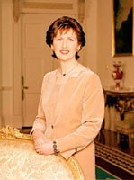 Official photograph of President Mary McAleese