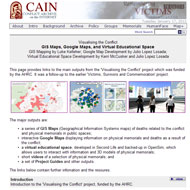 image of GIS web page