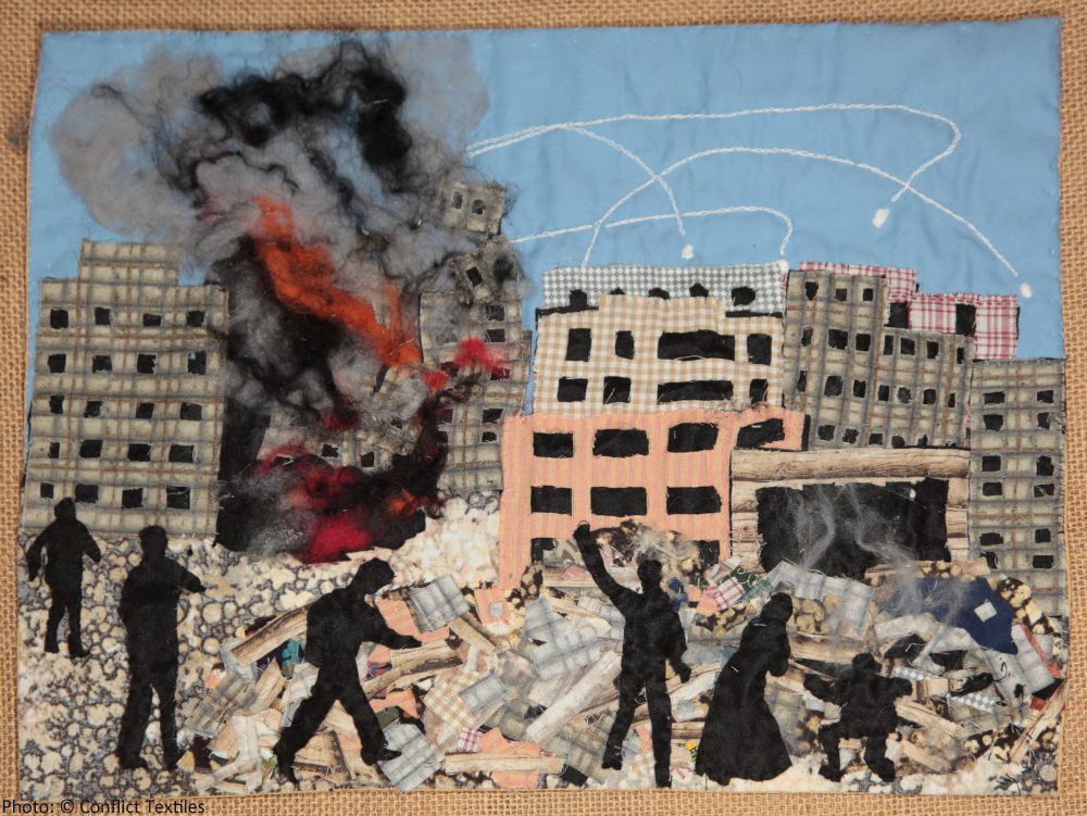 'Gaza 2021', by Linda Adams. (Photo: Martin Melaugh)
