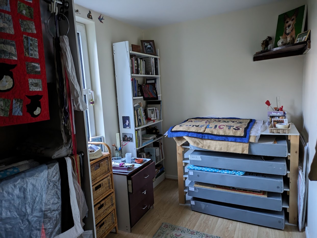 Image of the Conflict Textiles Storage Room (Photo: Roberta Bacic)