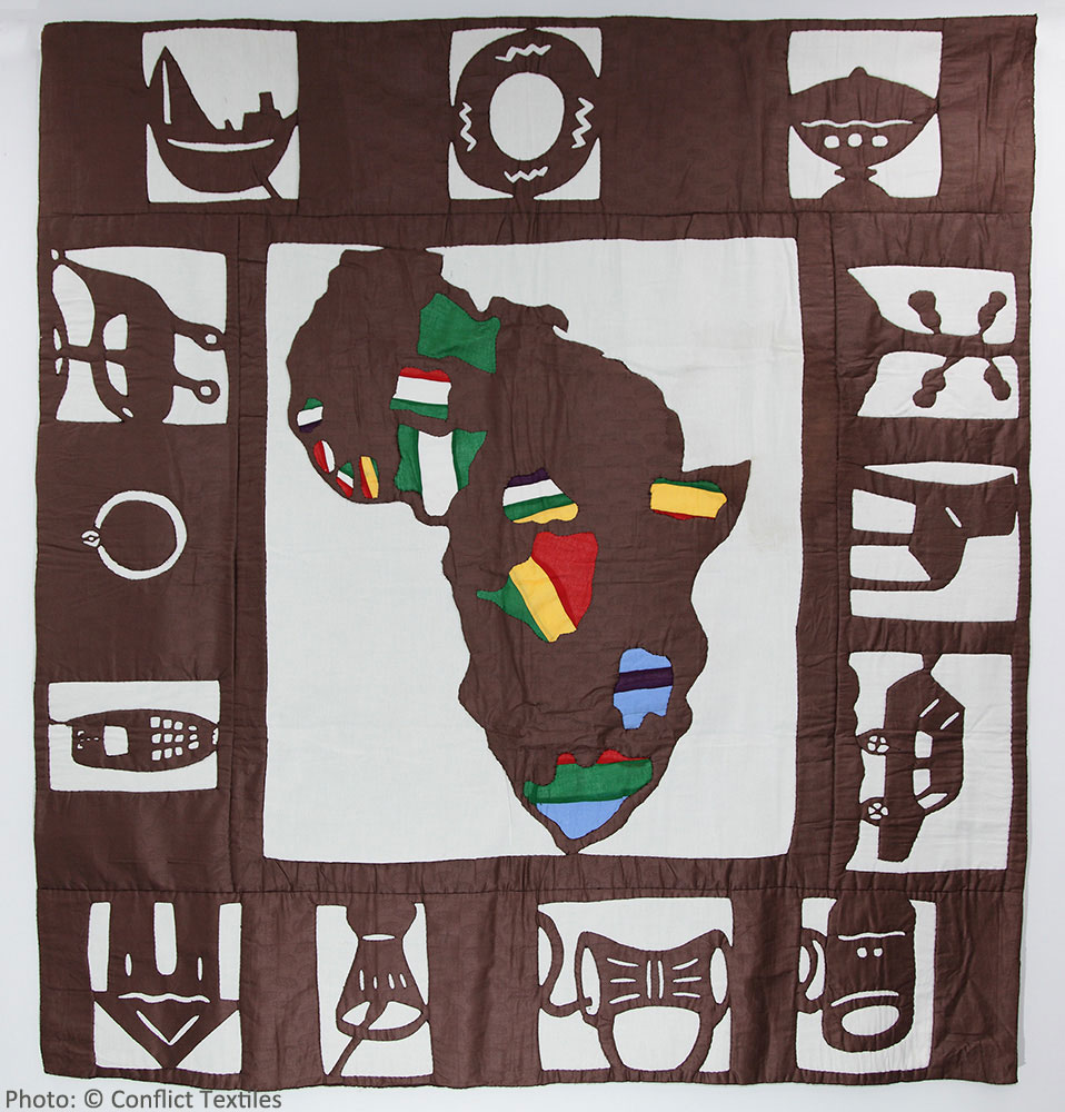 'The Africa Quilt', by Roland Agbage & Polly Eaton. (Photo: Martin Melaugh)