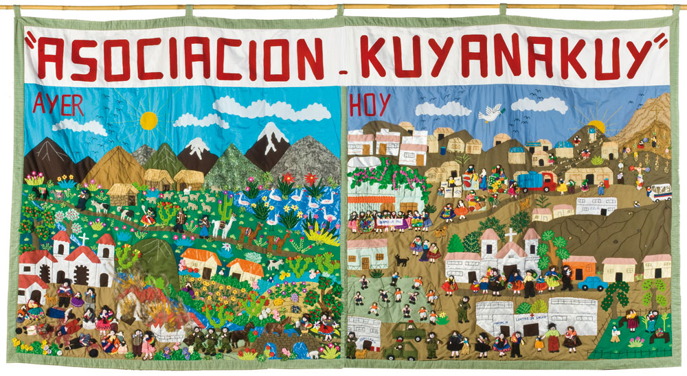 'Asociación Kuyanakuy, Ayer - Hoy / Yesterday - Today', by Asociación Kuyanakuy. (Photo: Heinz Breilmann; © Gaby Franger and Rainer Huhle)