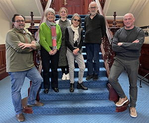 Photograph of the Conflict Textiles Trust Members, 2024