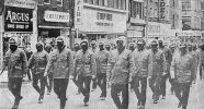 Masked Loyalist Paramilitaries on Parade