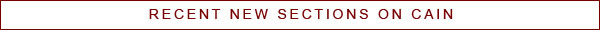 Table heading - Recent Sections of CAIN Web Site