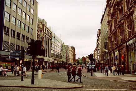 General view of Donegall Place, Belfast
