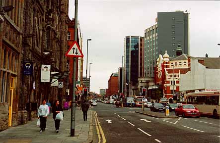 General view of Great Victoria Street, Belfast