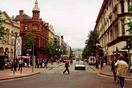 General view of Royal Avenue, Belfast