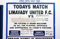 Football sign, Limavady