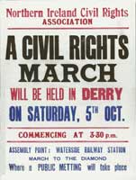 Poster for Derry March, 5 October 1968