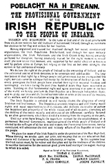 Image of Irish Proclaimation document