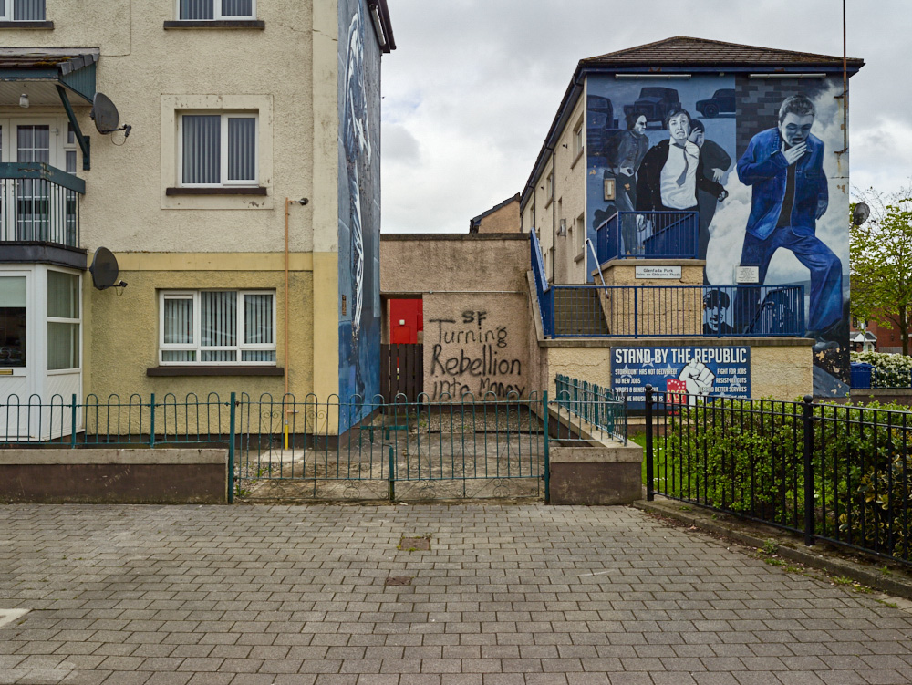 'SF Turning Rebellion into Money', Bogside, Derry/Londonderry