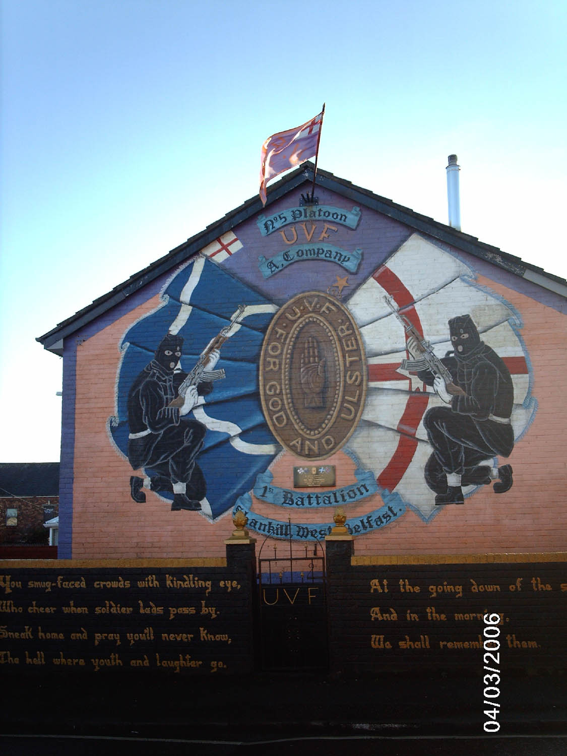 CAIN: Physical Memorials of The Troubles in West Belfast